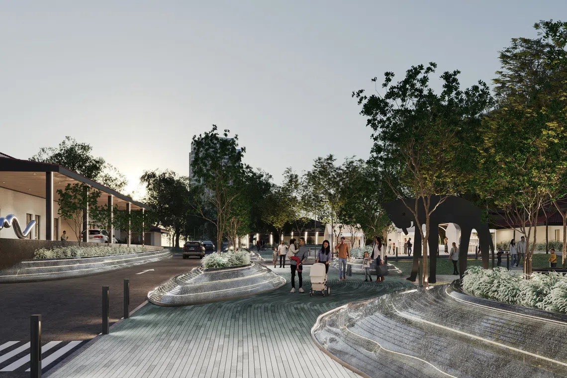 An artist impression of Country City Investment's adaptive reuse project at Moulmein Road. 