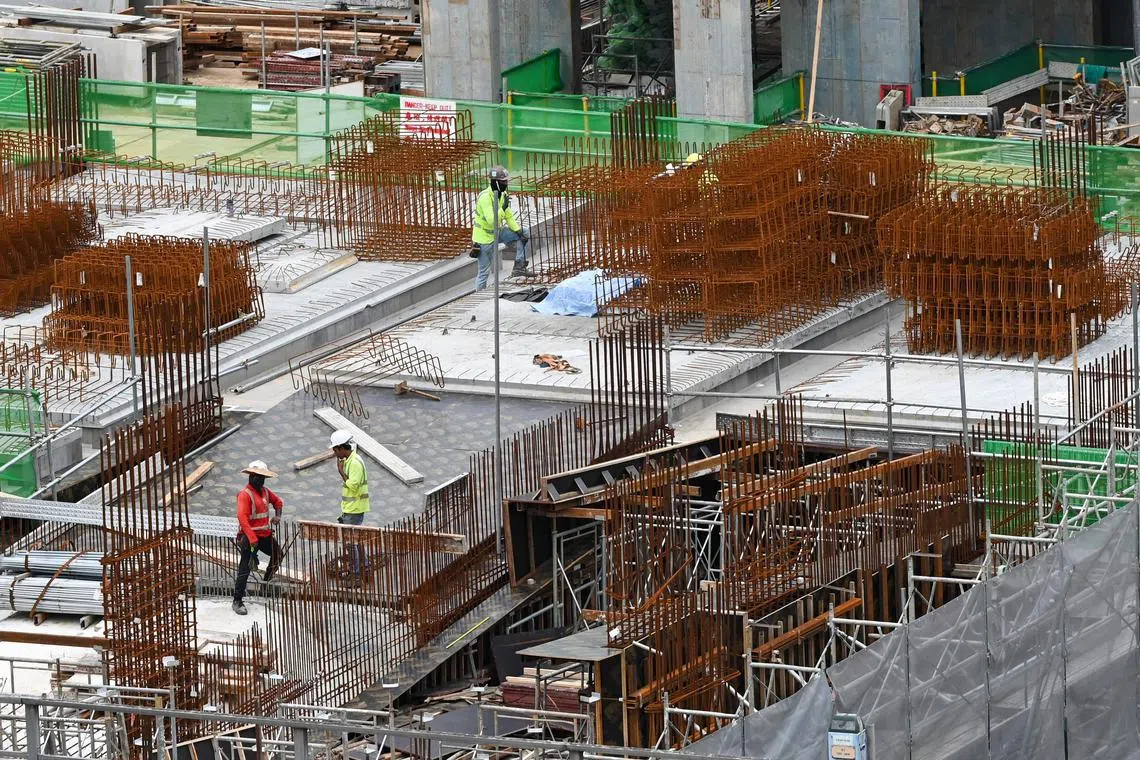 A public housing construction site in Singapore, Oct 2022. Technology can play a critical role in helping construction businesses not just survive but thrive.
