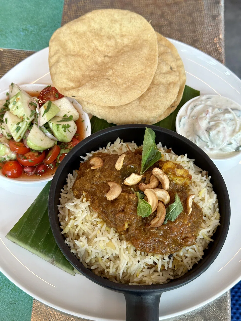 The lobster biryani is the best dish on the menu at Como Cuisine.