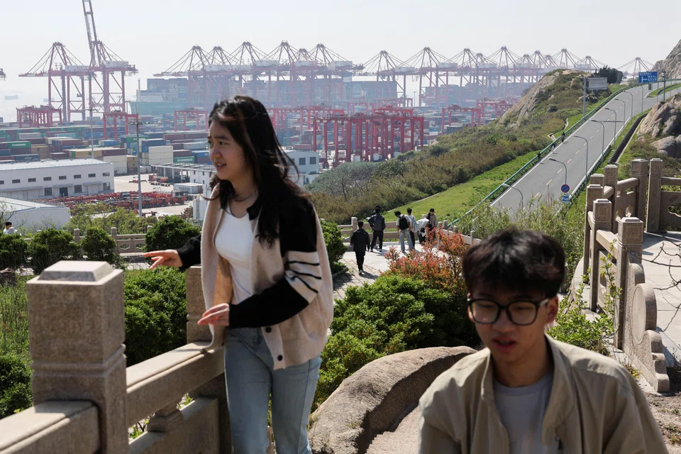 The boost from front-loading may start to peter out now, as the US negotiates more deals across the world and tariffs on China look likely to stay at about 50%.  