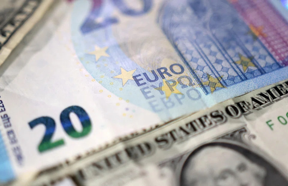 The euro climbed as much as 0.55 per cent to reach US$1.1418 for the first time since Apr 29.