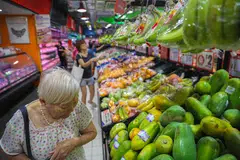 Food inflation holds steady at 1.1% as a slight moderation in non-cooked food inflation is offset by a mild pickup in food services inflation.