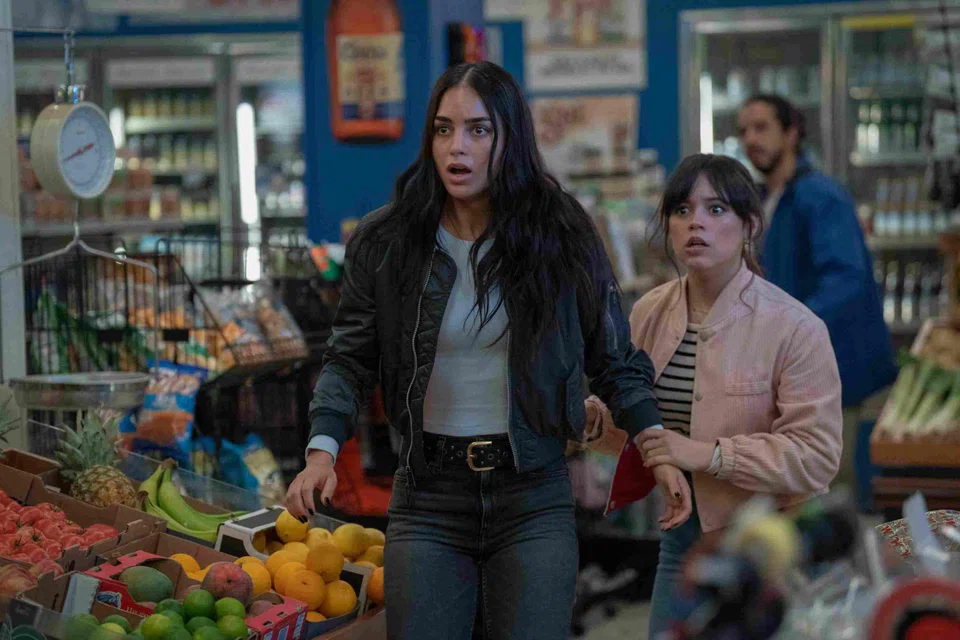 "Scream VI" starring (from left) Melissa Barrera and Jenna Ortega took in an estimated US$44.5 miilion at the North America box office.