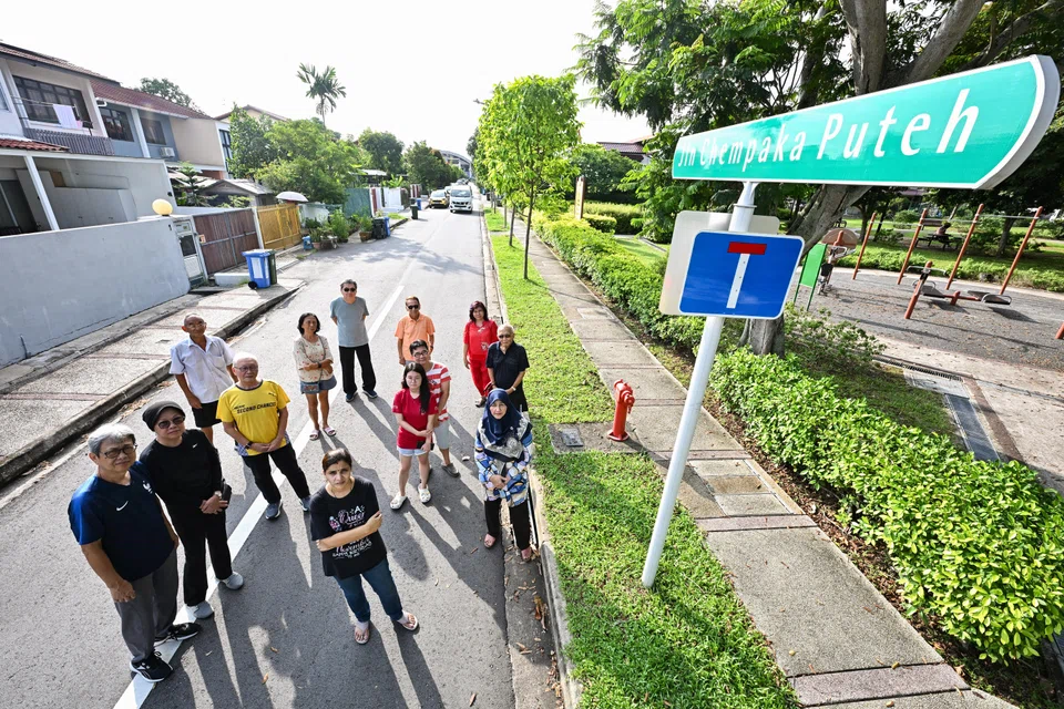 Residents of the Chempaka housing estate in the Bedok area are grappling with their land lease expiring in 10 years. 
