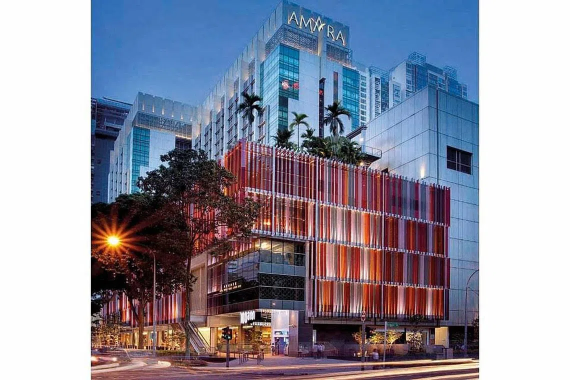 The flagship Amara Singapore in Tanjong Pagar is part of the hotel group's portfolio. The offer values Amara at S$514.6 million.