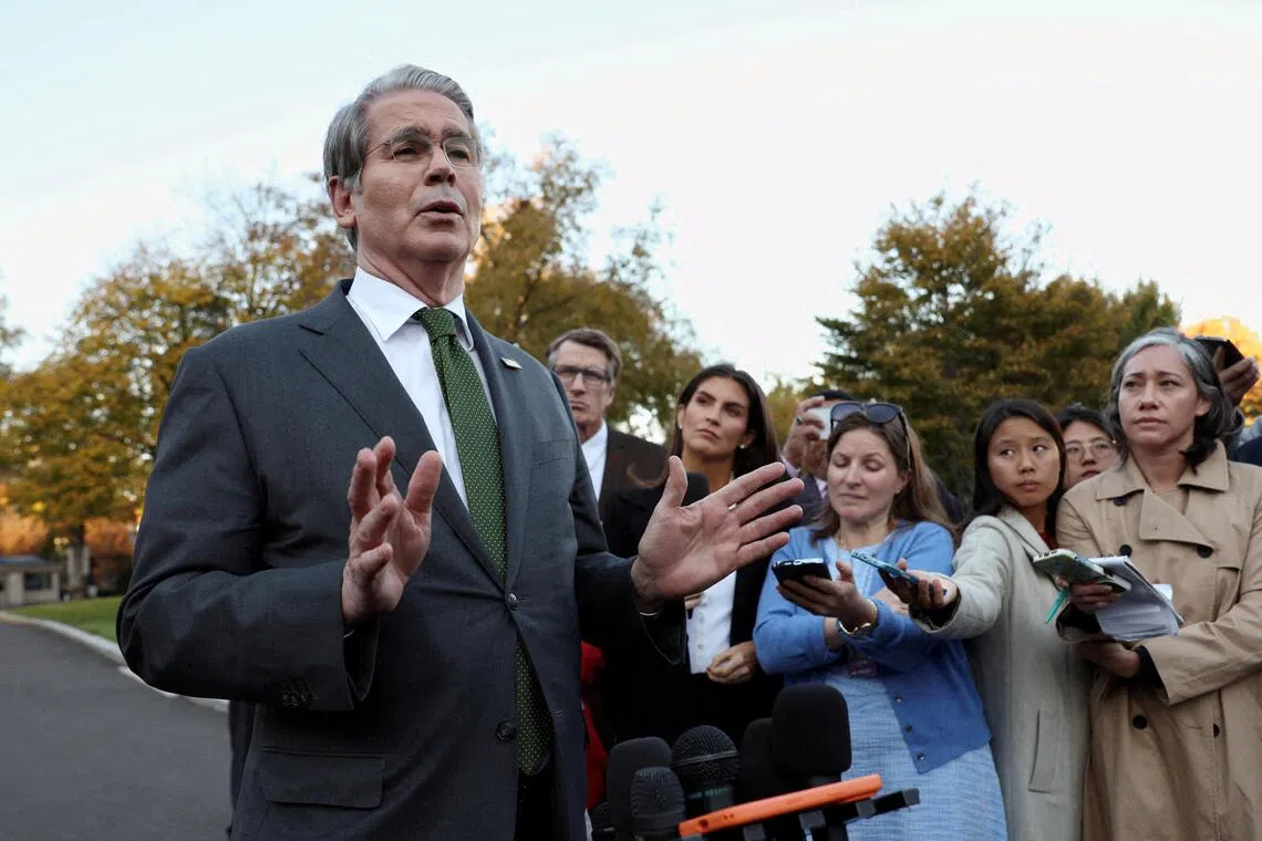 US Treasury Secretary Scott Bessent told NBC’s "Meet the Press" programme that parts of the US economy that are sensitive to interest rates, including housing, had been in recession, but he did not see the entire economy at risk of negative growth.