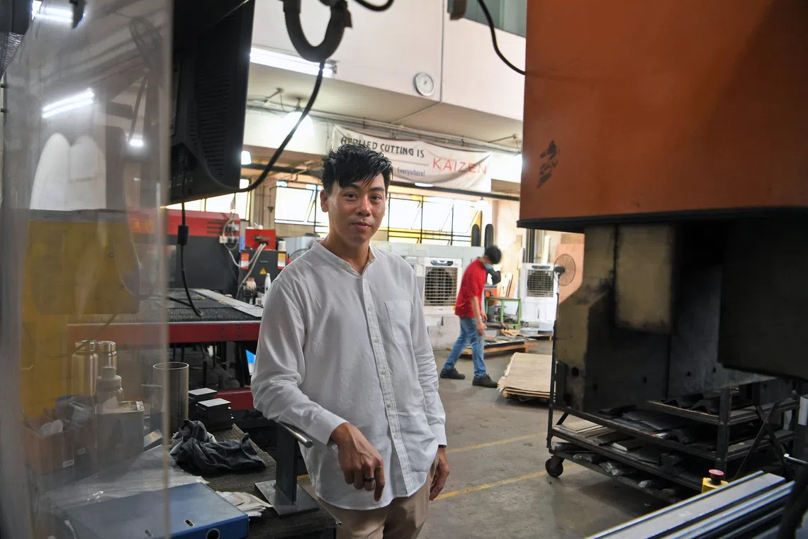 Tan Ru-Ding, managing director of Flexmech Engineering, says the precision enginering industry has made significant strides in work conditions and offers lucrative career prospects now. 
