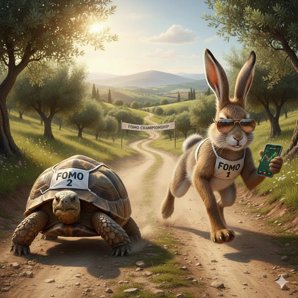 Embrace the quiet "fear of missing out", and be comfortable missing out on anything that stops your money from compounding in peace.