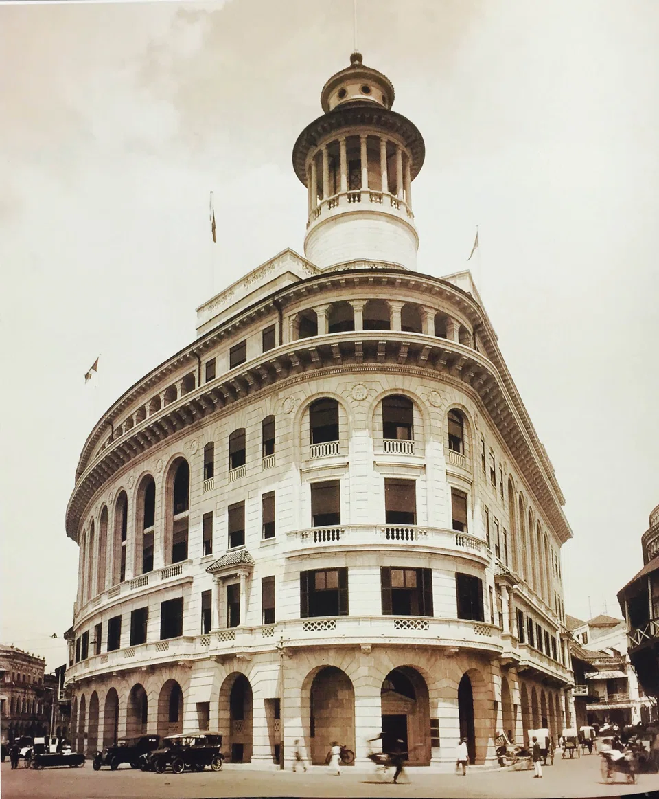 Citi Singapore branch in Ocean Building in 1923.