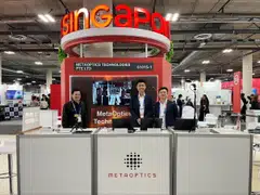 From left: Mark Thng, CEO and executive chairman; Aloysius Chua, deputy CEO; and Chu Wee Liat, chief financial officer. MetaOptics aims to raise S$6 million from its IPO.