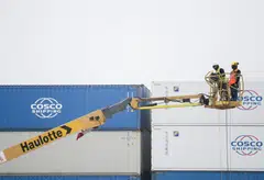 Cosco was sanctioned in 2019 for hauling Iranian oil, with those penalties lifted in 2020. 