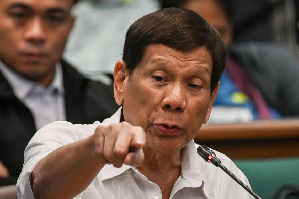 A spokesman confirmed Rodrigo Duterte was in court custody after he arrived in Rotterdam by private jet.