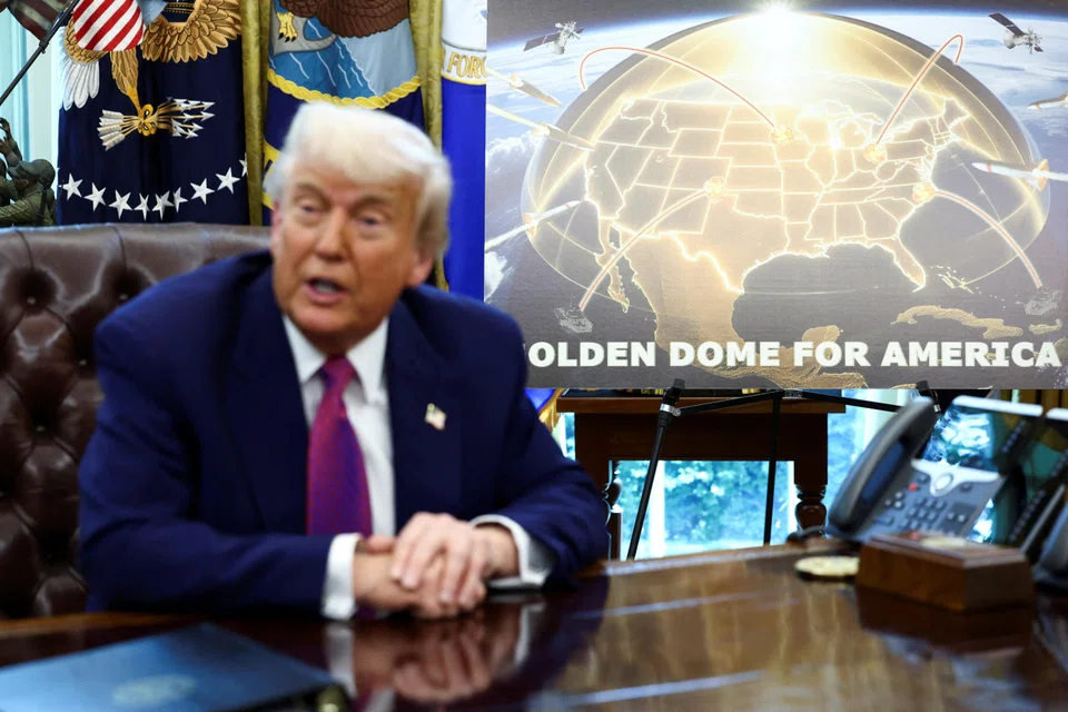 US President Donald Trump unveiled plans for the "Golden Dome" defence shield in May, which is expected to be completed before the end of his term.