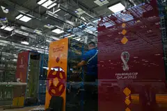 The server room at the International Broadcast Center in Doha; Fifa’s revenue from selling global rights to the World Cup has nearly doubled in the last 20 years. Rights for the 2002 World Cup netted Fifa US$1.69 billion. In 2018, it collected slightly over US$3 billion.