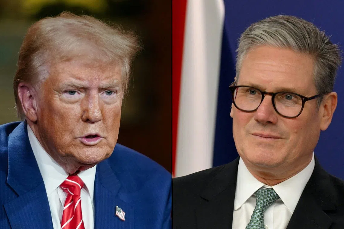 Business executives in the UK want British Prime Minister Keir Starmer (right) and his government to step up its diplomacy efforts with the incoming Trump administration in order to avoid a full-scale trans-Atlantic trade war.
