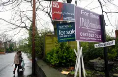 Measures of buyer demand and agreed sales turned negative, the near-term sales outlook was flat and more surveyors reported house prices falling than rising, RICS said in a monthly report.