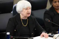 Yellen says she sees inflation declining significantly, and the economy remaining strong.