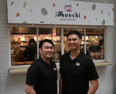 When Au Wei Sheng (left) and  Calvyn Ng took over, they introduced a round version of the pancake, which they named the “Munchi pancake". 