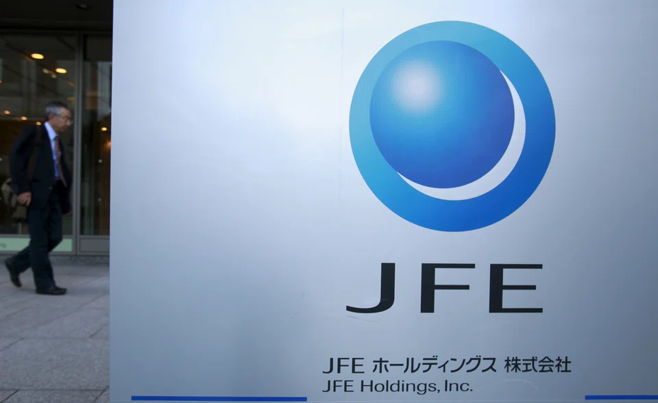 JFE Holdings' net profit for the six months ended on Sep 30 fell 61 per cent from a year earlier to 42.49 billion yen.