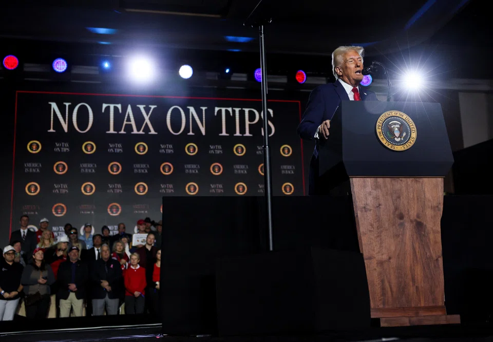 The non-partisan Committee for a Responsible Federal Budget estimates that extending Donald Trump’s tax cuts from the 2017 Tax Cuts and Jobs Act would cost more than US$4 trillion over 10 years, while Trump campaign pledges to eliminate taxes on tips, overtime and Social Security benefits could cost another US$1.8 trillion.