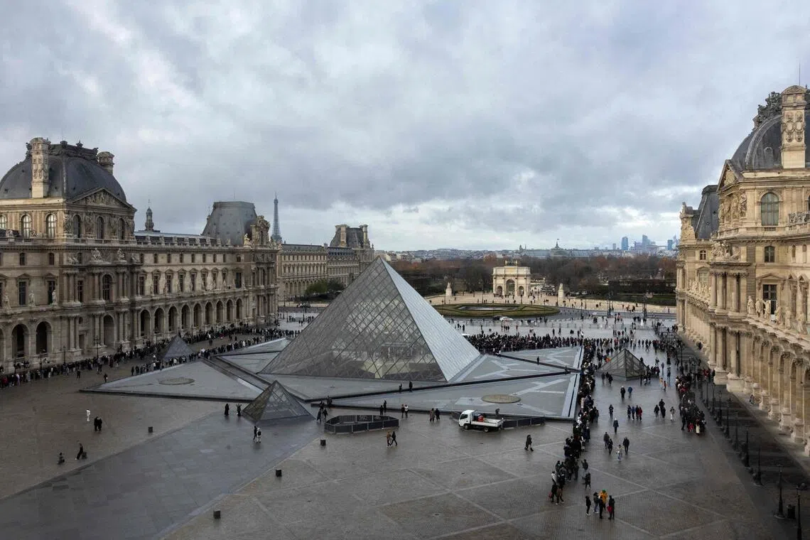 From Jan 14, 2026, visitors from outside the European Union, Iceland, Liechtenstein and Norway will have to pay 32 euros (S$48) - an extra 10 euros to enter the Louvre. 