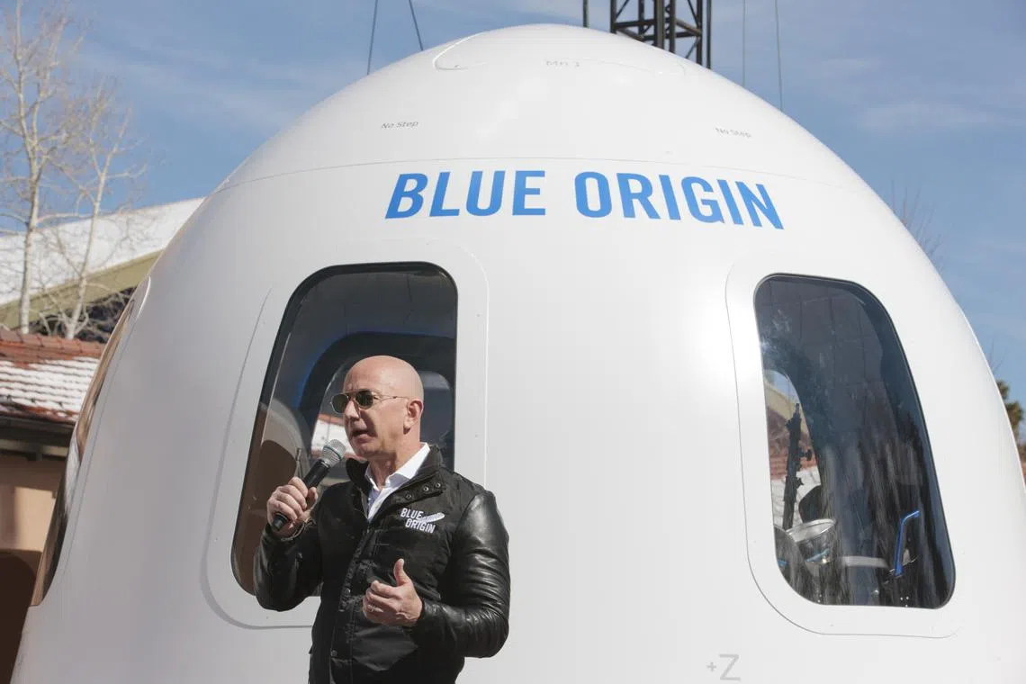 Jeff Bezos, who started Amazon.com and is the world’s third-richest person, founded Blue Origin in 2000.