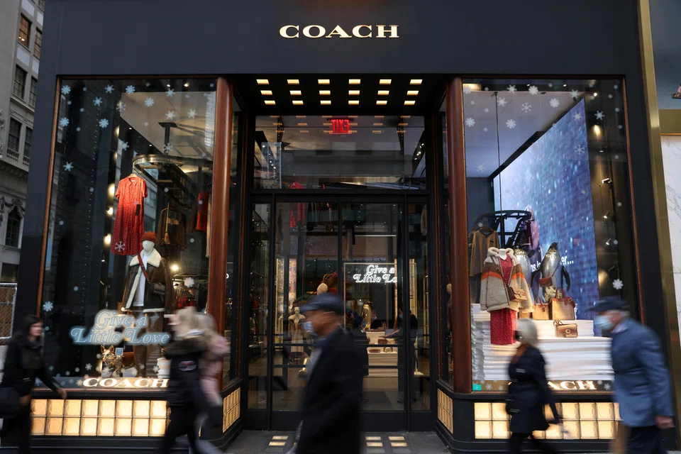 Sales at Coach, which accounts for more than 70 per cent of Tapestry's revenue, rose 2 per cent on a constant currency basis.