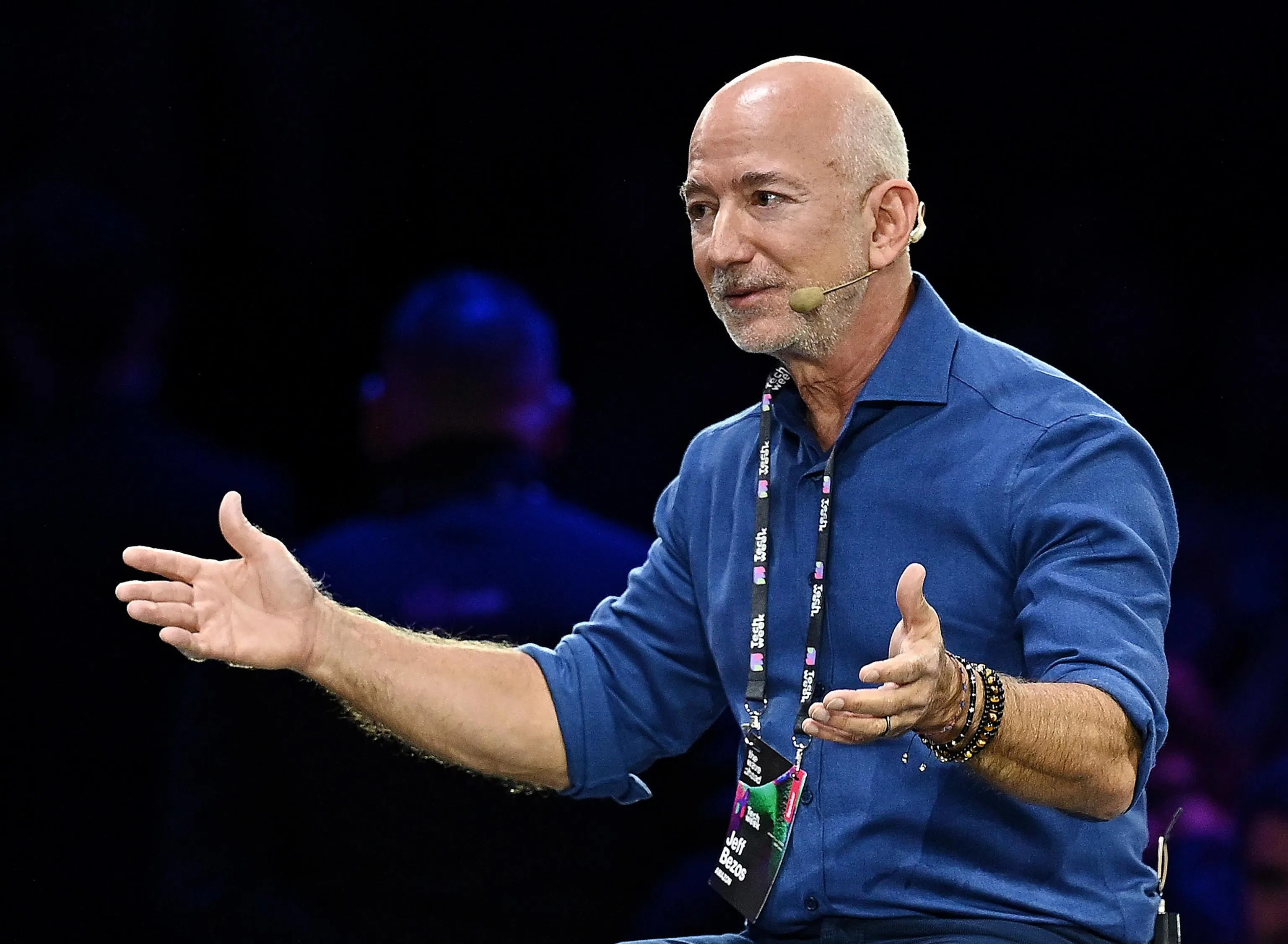 AI is going to change every industry and improve productivity of “every company in the world,” Amazon.com chairman Jeff Bezos said.