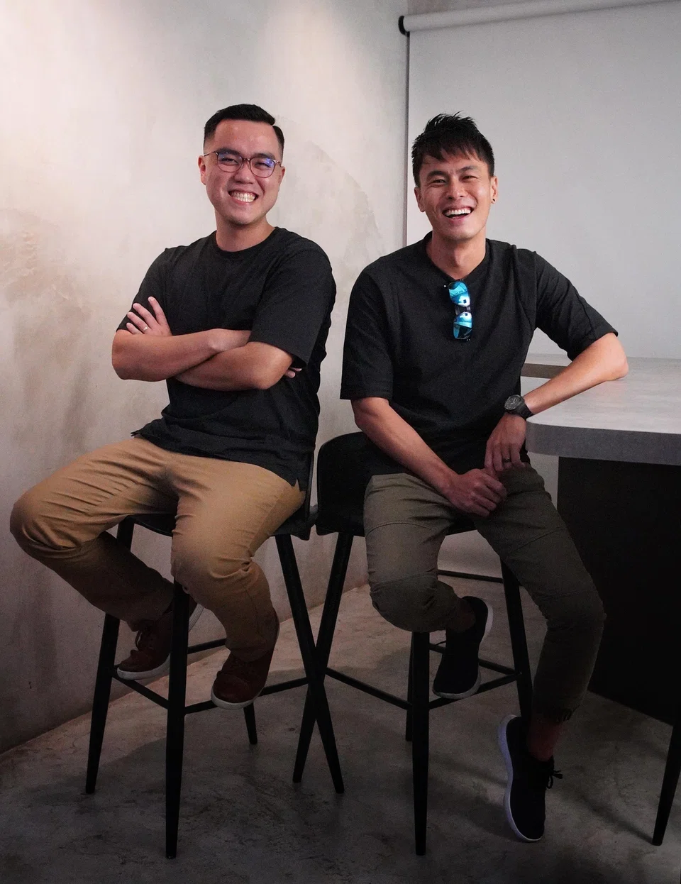 Founded by junior college friends Karl Mak (left) and Adrian Ang, Hepmil Media currently employs more than 300 people.