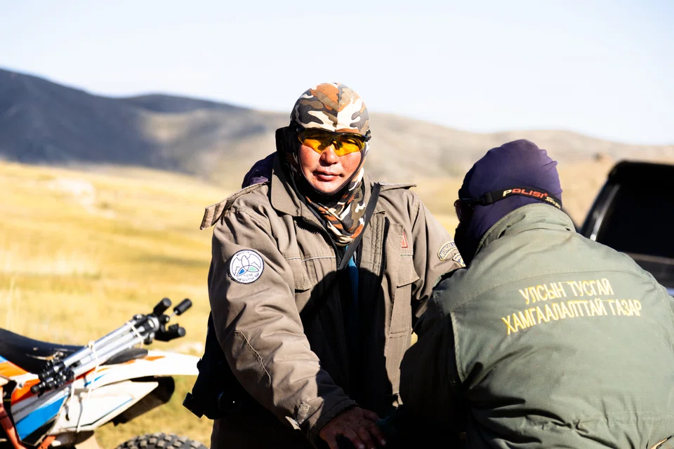A Hustai National Park ranger.
