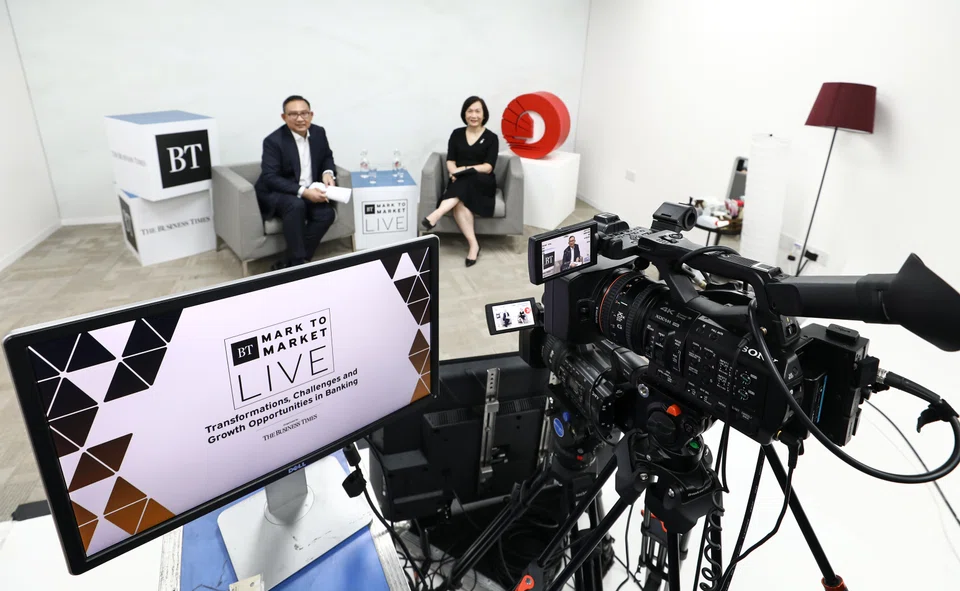 The Business Times Mark to Market Live, a subscriber only webinar. Ben Paul, Senior Correspondent, The Business Times and  Helen Wong, Group CEO, OCBC Bank.