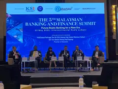 Kearney Singapore's head of digital banking Nisha Paramjothi (third from left) says digital banks have a major role to play in promoting financial inclusion.