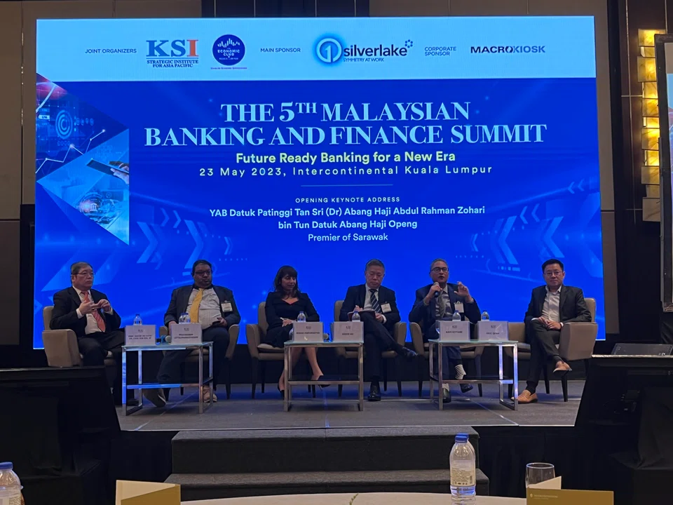 Kearney Singapore's head of digital banking Nisha Paramjothi (third from left) says digital banks have a major role to play in promoting financial inclusion.