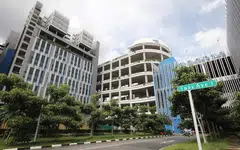 JTC’s newer developments like JTC Space @ Tuas (pictured) and JTC Logistics Hub @ Gul were among the high-rise space allocated to industrialists. 