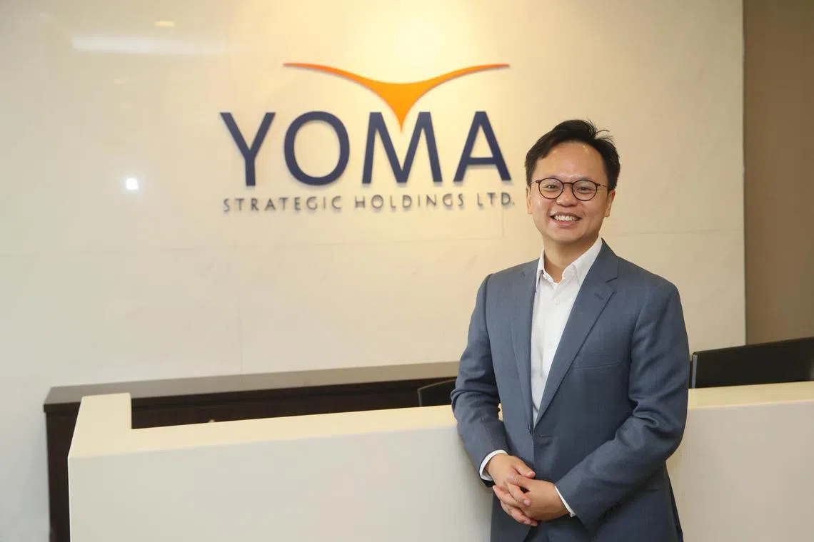 Yoma says its revenue continues to be impacted by the depreciation of the kyat against the US dollar. Pictured is  Yoma's director Melvyn Pun. 