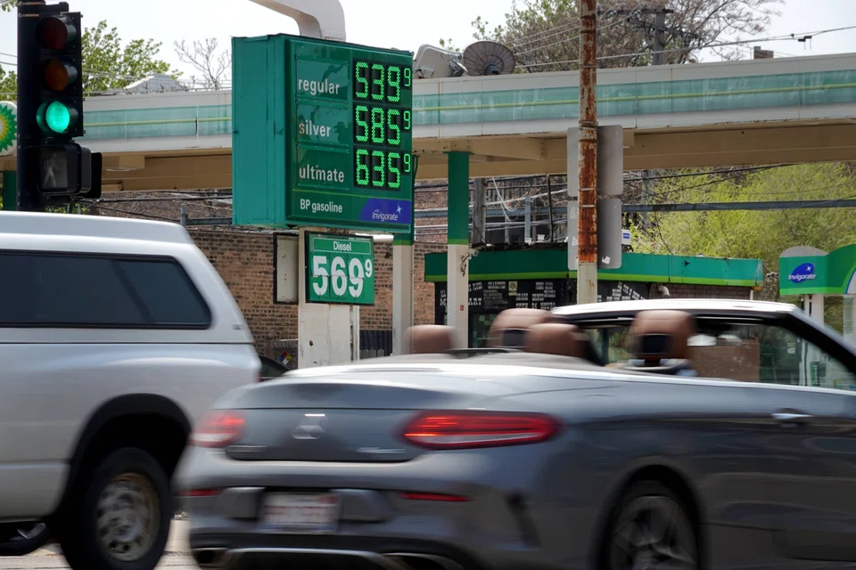 US petrol prices reached a record high on Tuesday, as President Joe Biden said fighting inflation is his top domestic priority.
