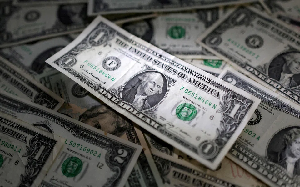 The US dollar was last down 0.14 per cent on the day against a basket of currencies at 103.9.