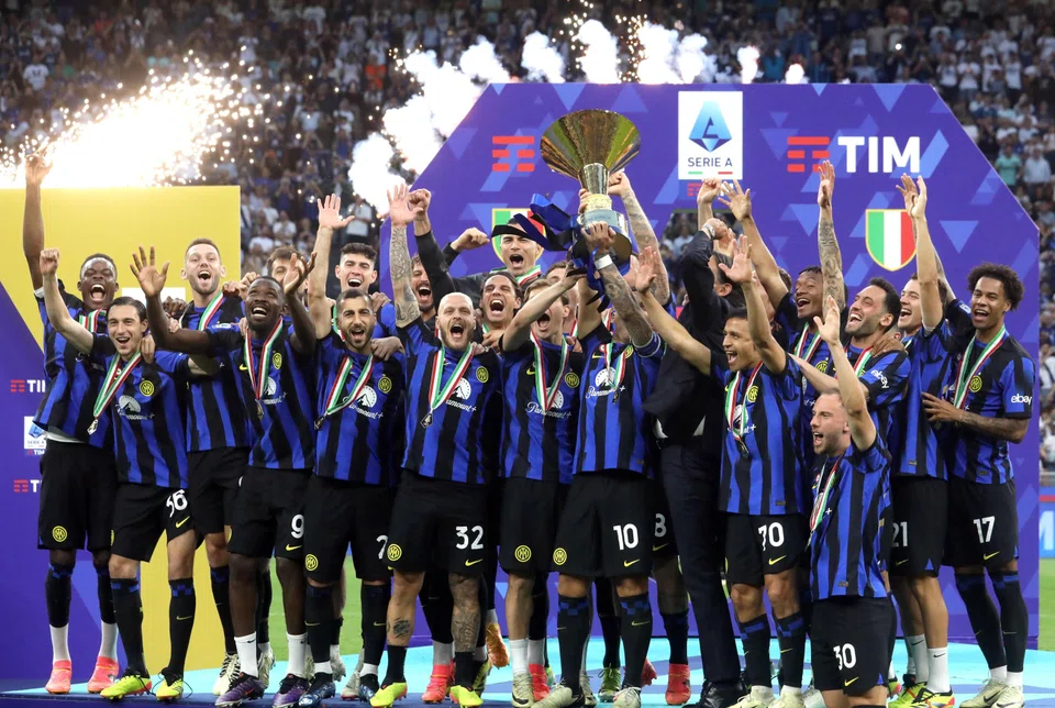 A planned weekend of celebrations was overshadowed by the prospect of one of Europe’s biggest clubs being taken over by US investment fund Oaktree, who are waiting on 395 million euros (S$577.6 million) from Inter Milan's Chinese owners Suning.
