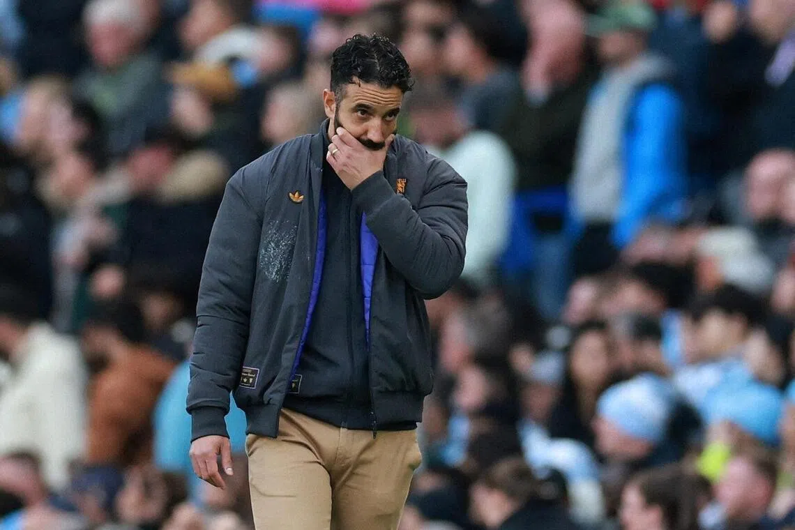 Ruben Amorim made clear he has no intention of walking away from Old Trafford, repeatedly emphasising his managerial authority over simply coaching duties.