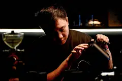  Coffee house owner Vu Dinh Tu, who ditched a lucrative career in finance, plans to open more shops and create a workforce that loves coffee as much as he does.