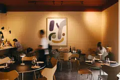 Revolution is filled with Fritz Hansen furniture.