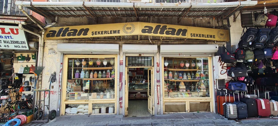 Altan Sekerleme is a family-run Turkish delight shop, founded in 1865.