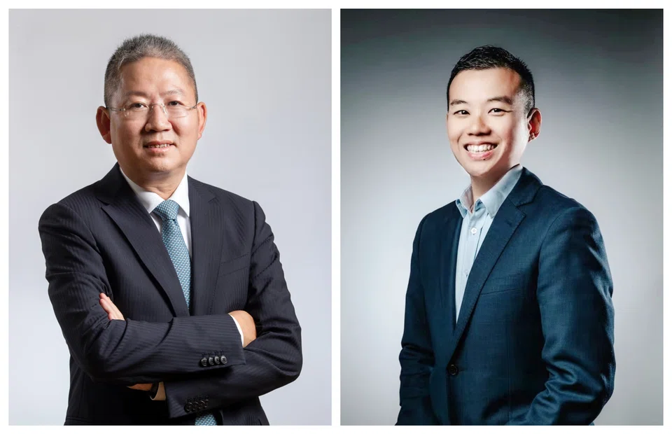 OCBC has appointed Wang Ke (left) as its head of Greater China, and Ang Eng Siong as its acting CEO of OCBC Wing Hang China.