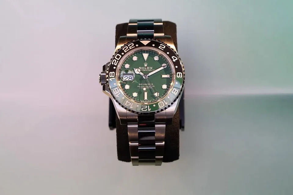 A Rolex SA GMT-Master II watch during the Dubai Watch Week in November.