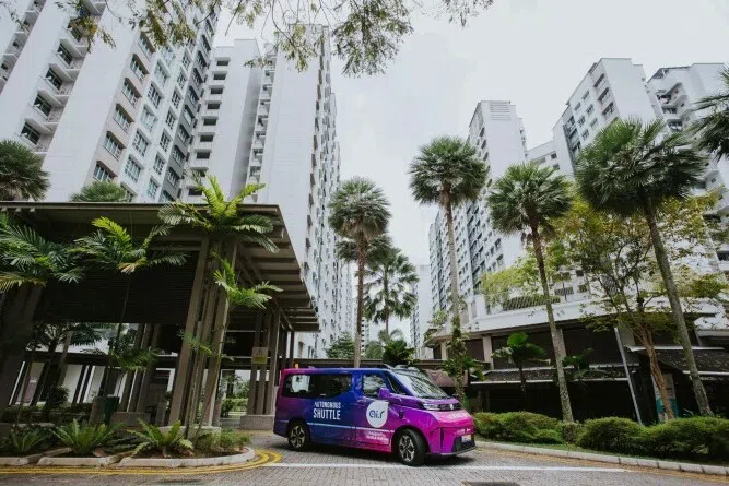 Grab is conducting tests in the Punggol residential district for its robotaxi service, and is expected to launch its shuttle service using autonomous vehicles early next year. 
