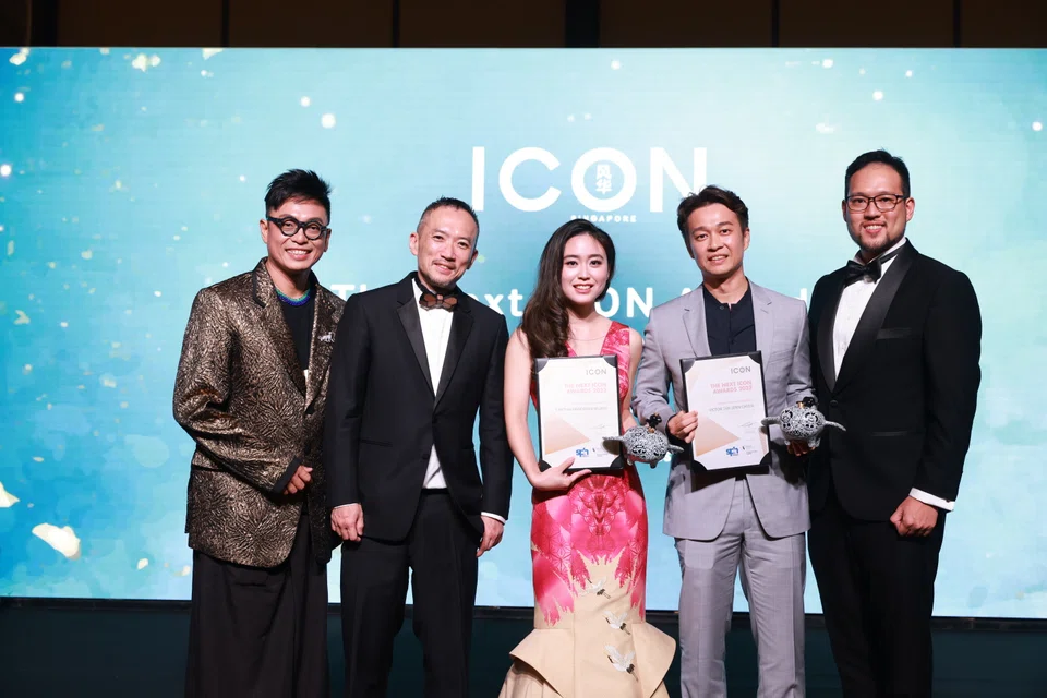 Left to right: Sylvester Ng, editor-in-chief of Icon Singapore; Ignatius Low, editor-in-chief, Lifestyle and Entertainment Media, SPH Media; Cynthia Handriani Wijaya, head of business development and investor relations of the Daya Selaras Group; Victor Tan, chief executive officer of Top International Holdings; and Kenneth Goh, academic director at Singapore Management University’s Business Families Institute.