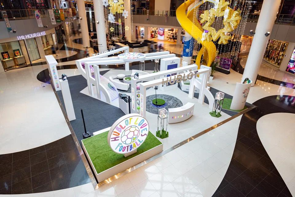 The Hublot Loves Football pop-up is now on at VivoCity.