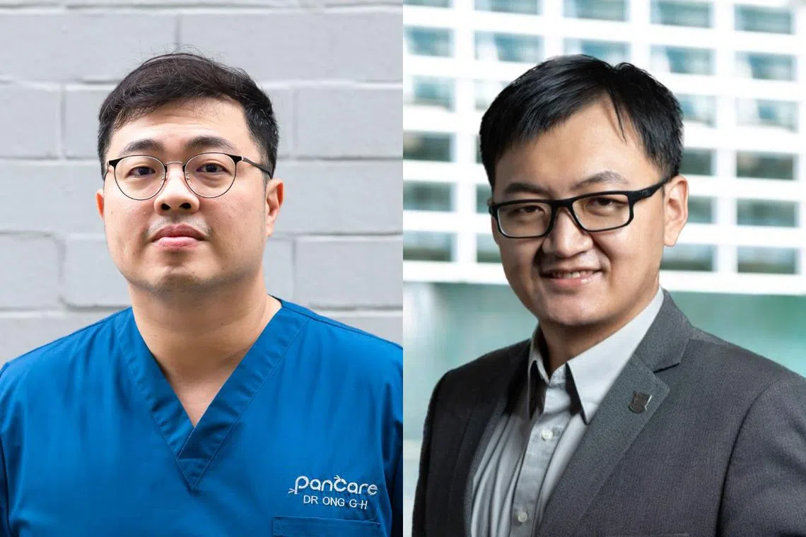 Dr Ong Guan Hong (left) of PanCare Medical, and Dr Miles Wen of Fano, are leading their respective companies in addressing societal challenges.