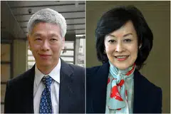 The police had asked Lee Hsien Yang (left) and Lee Suet Fern to assist in investigations in June 2022 by attending an interview. 