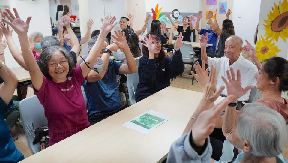 Seniors taking part in an activity programme. Positive self-perceptions of ageing trump other social determinants of health; it should be an integral part of our health and social policies.